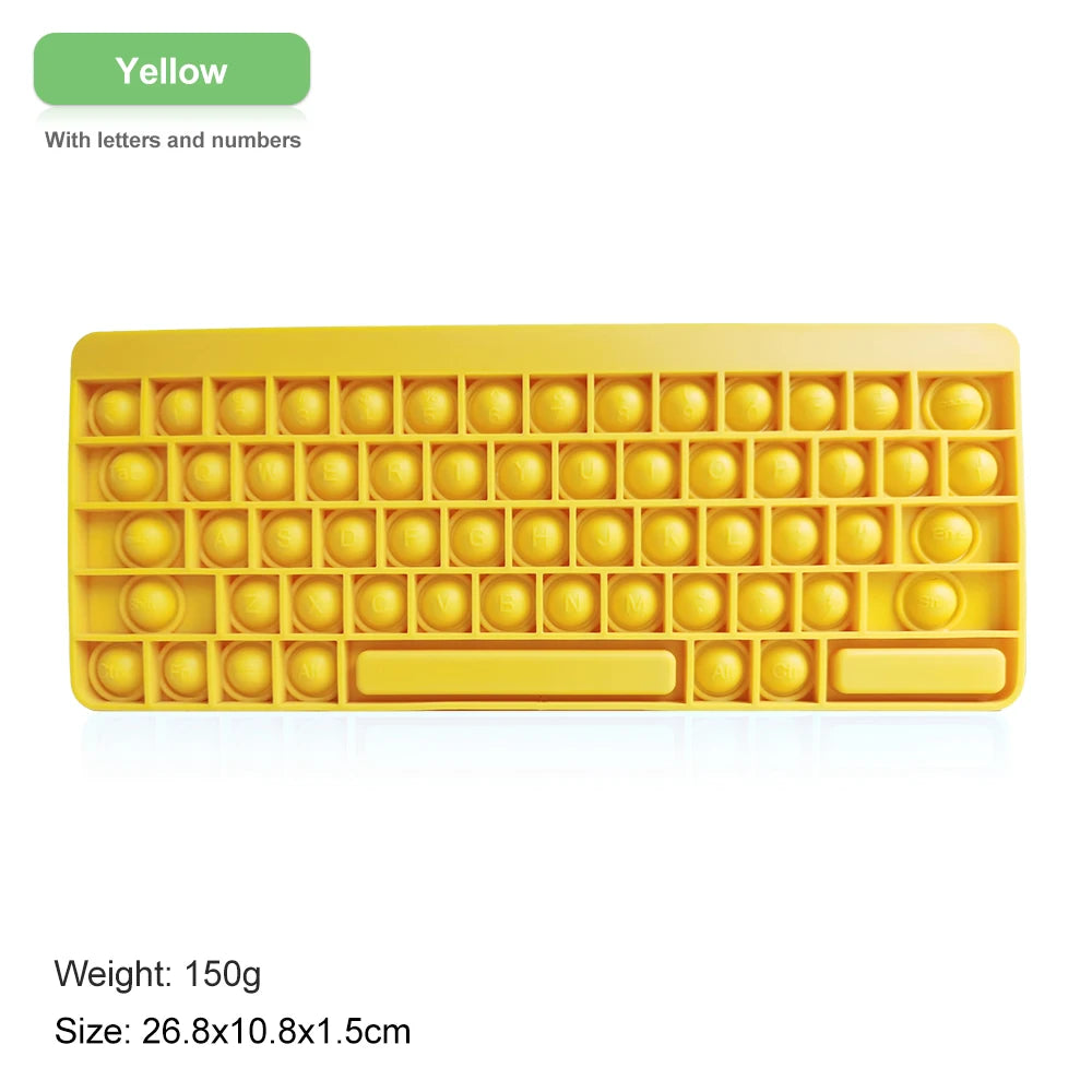 Keyboard Push Bubble Pop Toy