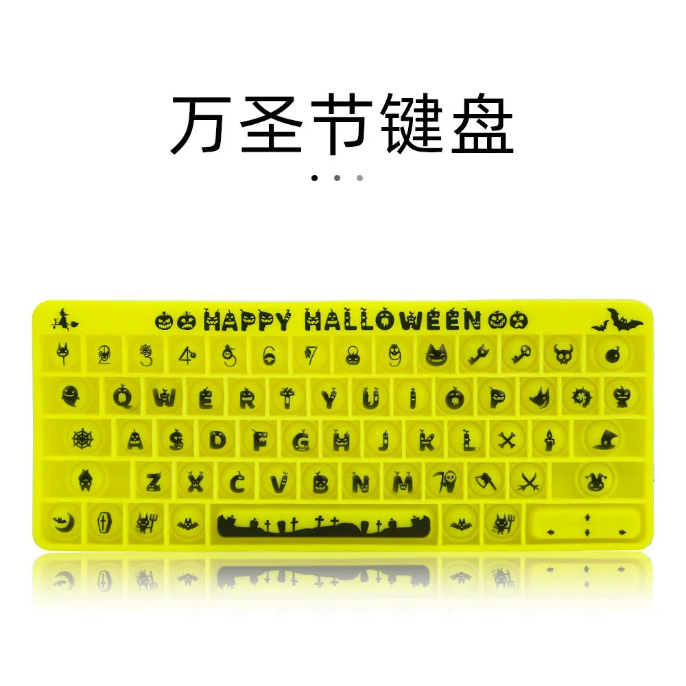 Keyboard Push Bubble Pop Toy
