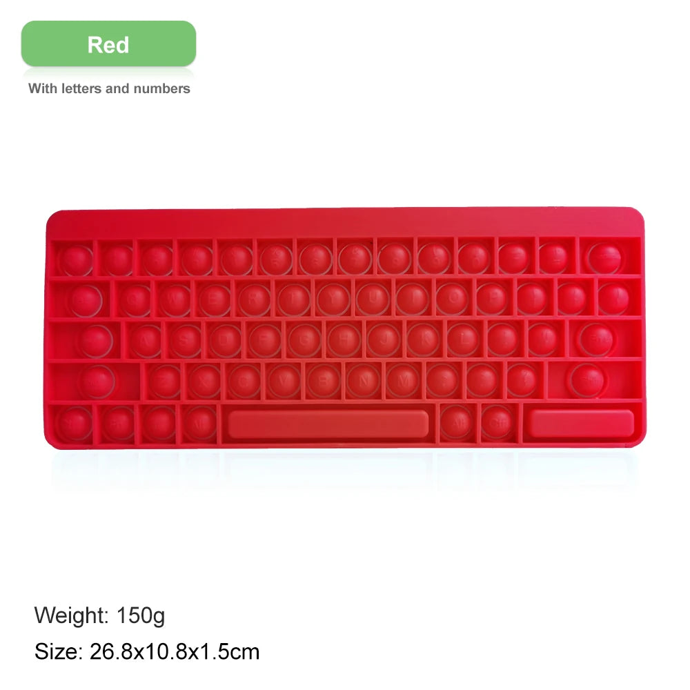 Keyboard Push Bubble Pop Toy