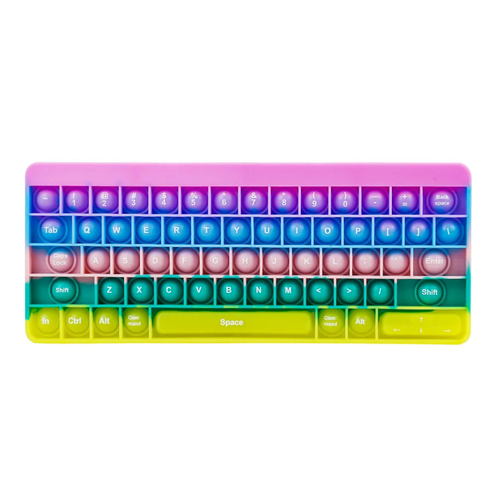 Keyboard Push Bubble Pop Toy