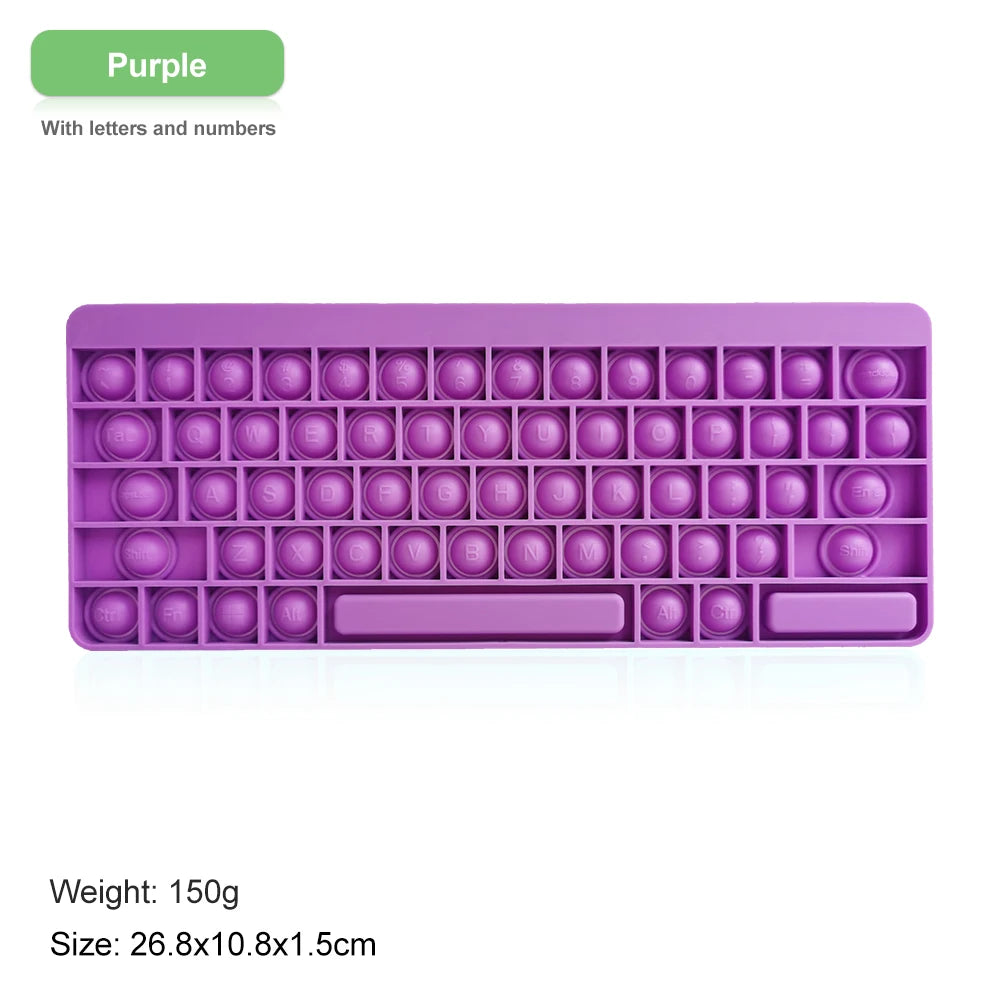 Keyboard Push Bubble Pop Toy