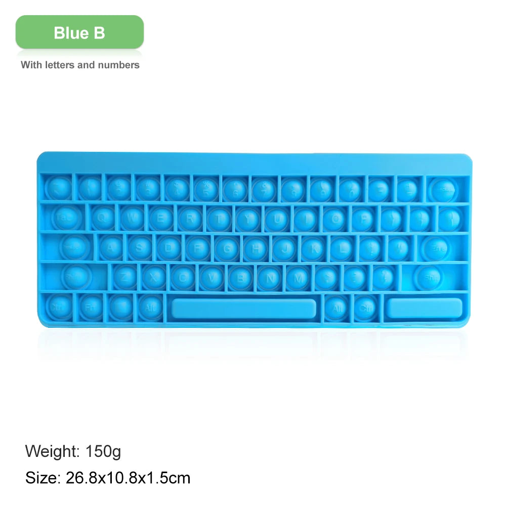 Keyboard Push Bubble Pop Toy